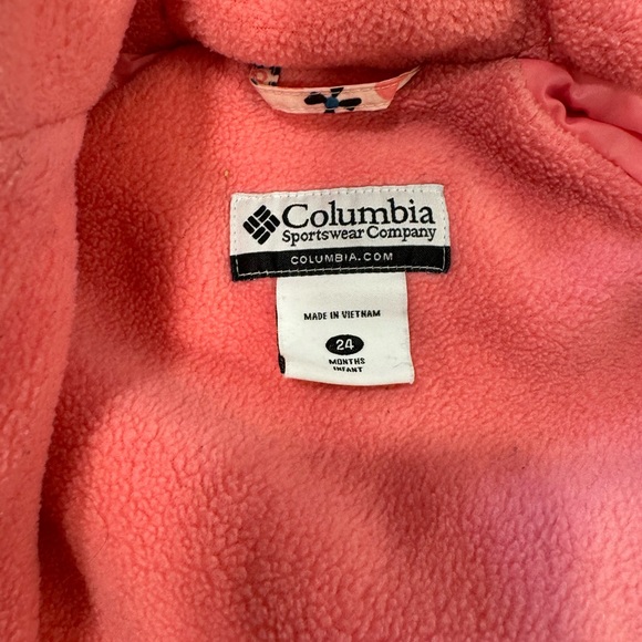 Columbia toddler snow suit, waterproof, fleece lined, size 24 months - Picture 2 of 6